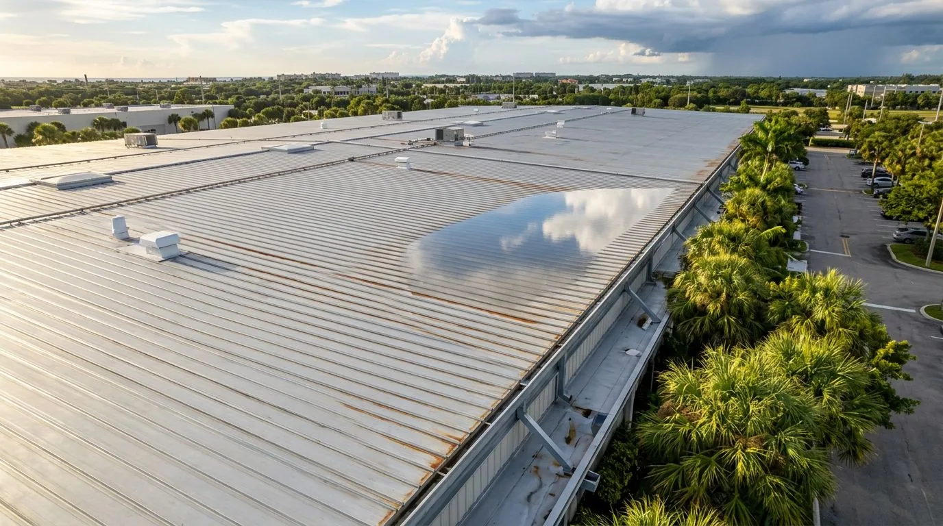Ponding Water Roof Repair in Oceanside