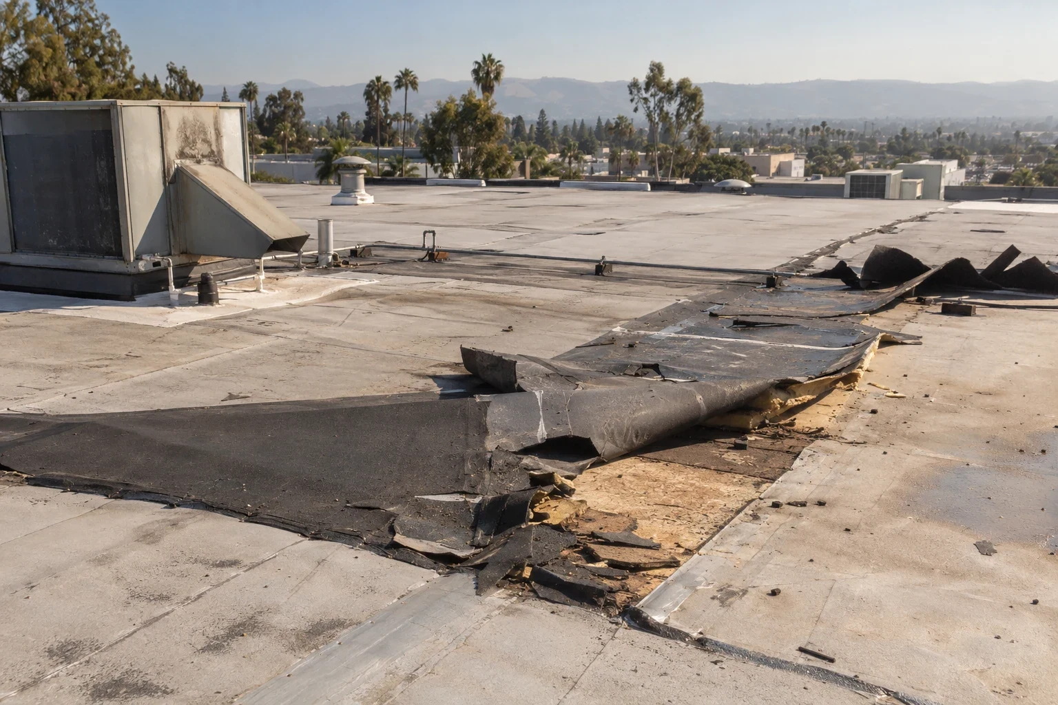 Wind Damage Roof Repair in Oceanside
